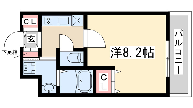 【間取り】 | プレサンス大阪江坂