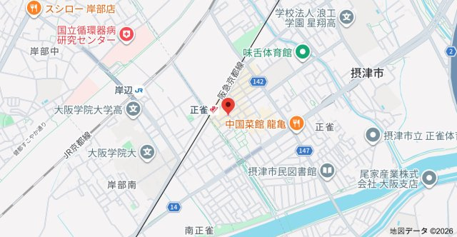 FLARE・正雀の地図