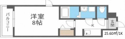 Ｓ－ＲＥＳＩＤＥＮＣＥ大橋ＦＬＵＳＳの間取り|※図面と現況が異なる場合は現況優先になります。