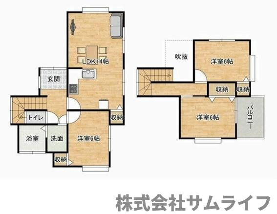 【間取り】 | 川島3LDK戸建