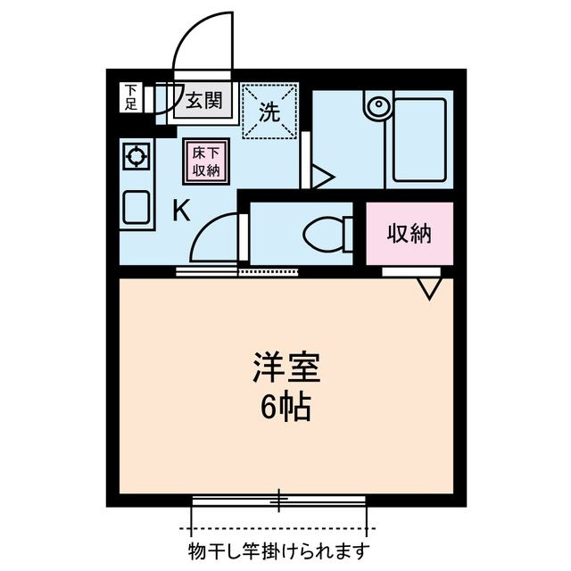 サルーテ白山の間取り|間取りです。