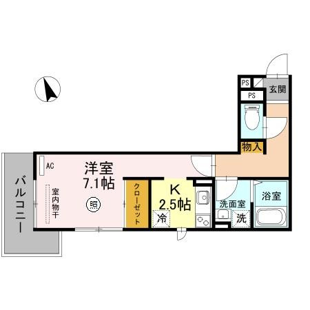 セジュールたまでの間取り