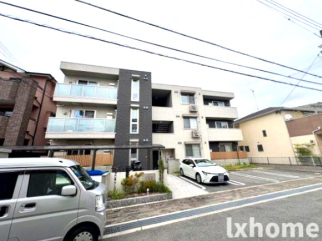 AZUR上中条の外観|外はこのようになっています