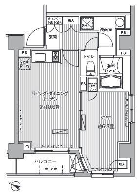 ヒューリックレジデンス茗荷谷の間取り|間取りです