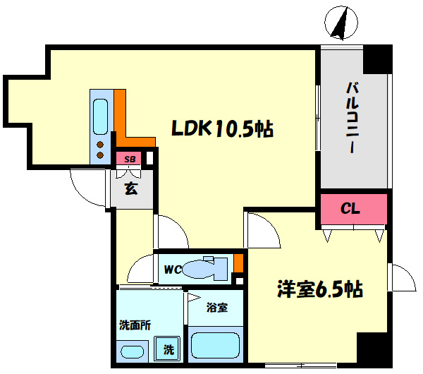 FERIA BLDGの間取り|FERIA BLDG（フェリアビル）　開放感のある間取り