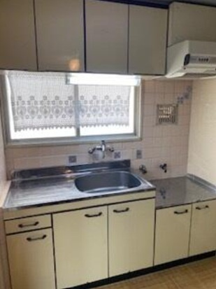 甲南灘コーポラスのキッチン