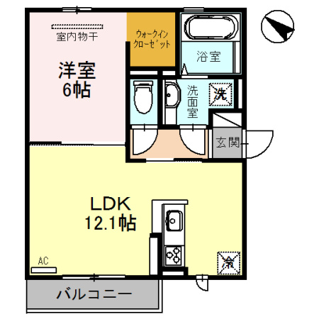 ソフィアコート鳥飼　A棟の間取り