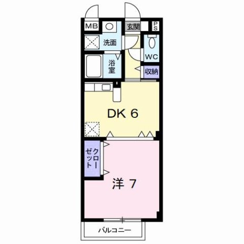 【間取り】 | ヴィラージュＢ