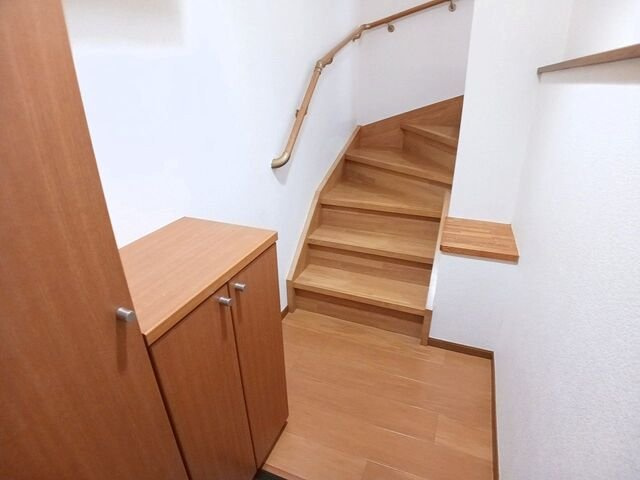 【玄関】 | エスポワール高野　Ａ | シンプルで使いやすい玄関です
