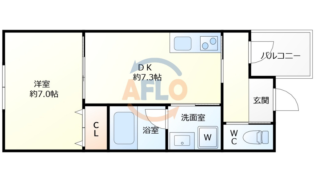 アメニティーズ玉川の間取り|アメニティーズ玉川　間取り
