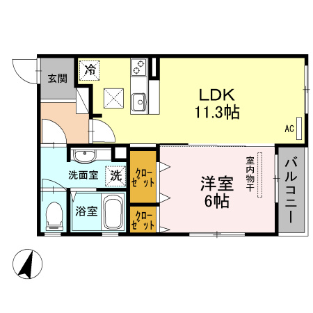 ＦＬＡＲＥ・正雀の間取り