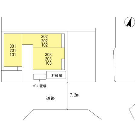 ＦＬＡＲＥ・正雀の区画図
