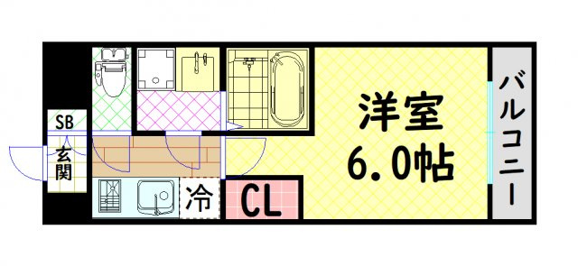 【間取り】 | エスリード難波ザ・ゲート