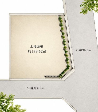 【区画図】 | ◆町田市金井２丁目　建築条件無し売地◆