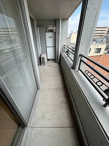 芦屋市大桝町の賃貸マンションのバルコニー