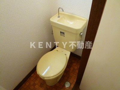 【トイレ】 | マンション渡辺 | コンパクトで使いやすいトイレです