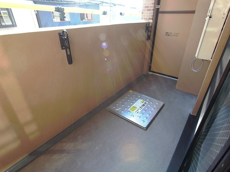 神戸市東灘区住吉本町２丁目の賃貸マンションのバルコニー