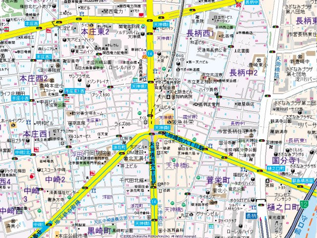 【地図】 | クルーヴェルチュ扇町公園