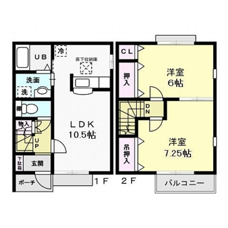 【間取り】 | グラス☆ドミールⅠ | グラス☆ドミールⅠ　間取り