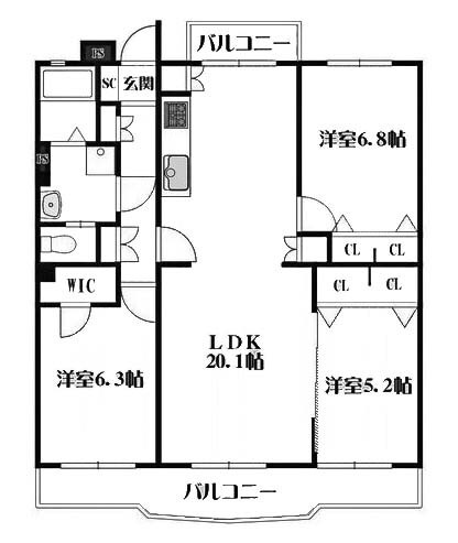 【間取り】 | 境谷西第2住宅2棟