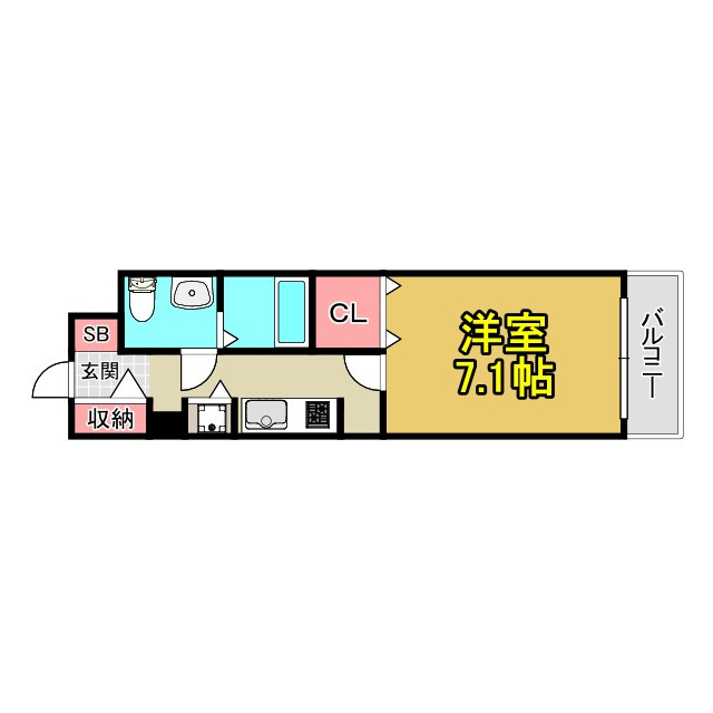 アリビオ都島の間取り