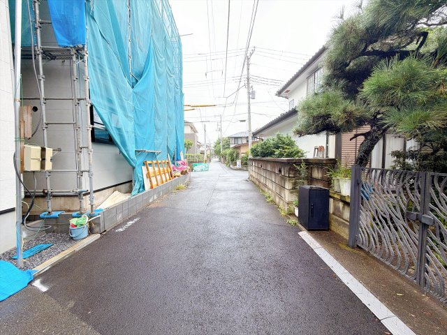 さいたま市大宮区北袋町9期の前面道路含む現地写真
