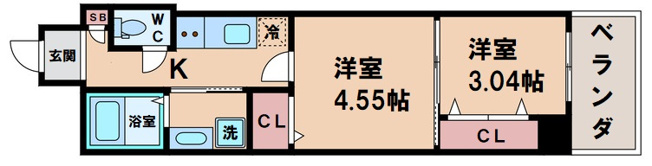 【間取り】 | Nu阿倍野阪南町