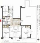 千早一丁目パーク・マンション☆仲介手数料無料☆の画像