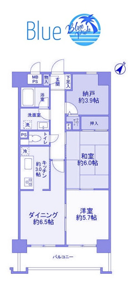 【間取り】 | ライオンズマンション横浜鴨居