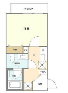 【間取り】 | サンレイ市ヶ谷 | 間取りです。