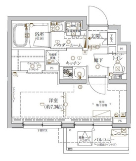 【間取り】 | クレイシア新宿ノース | 間取りです。