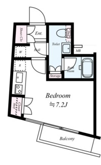 【間取り】 | プレール・ドゥーク北新宿Ⅲ | 間取りです。