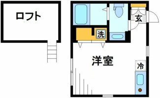 【間取り】 | ＳＴＵＤＩＯ中野坂上 | 間取りです。