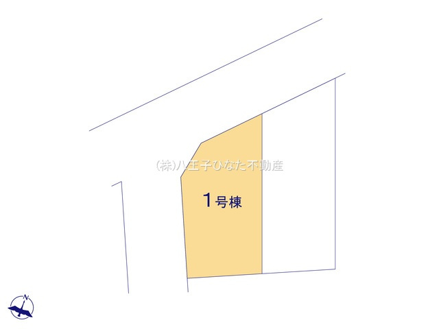 『八王子市新築戸建て』八王子市西寺方町400-47【仲介手数料無料】 ２期の区画図|～仲介手数料無料☆八王子ひなた不動産～八王子市西寺方町　新築戸建て