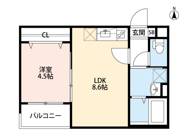 【間取り】 | Primo　Casa　TS(プリモカーサティー