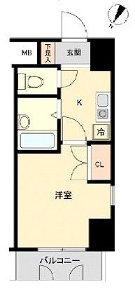 【間取り】 | ロイヤルパレス目黒