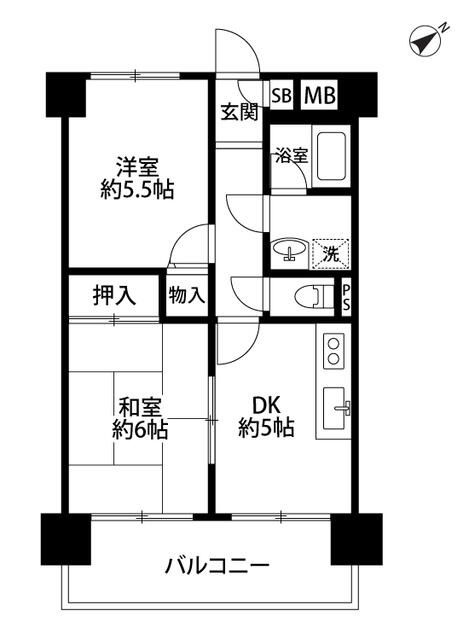 Ｔ’ｓ　ｇａｒｄｅｎ磯子の間取り
