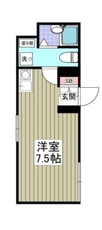 【間取り】 | ＣＯＣＯＦＬＡＴ　ＴＡＢＡＴＡⅠ | 間取りです。
