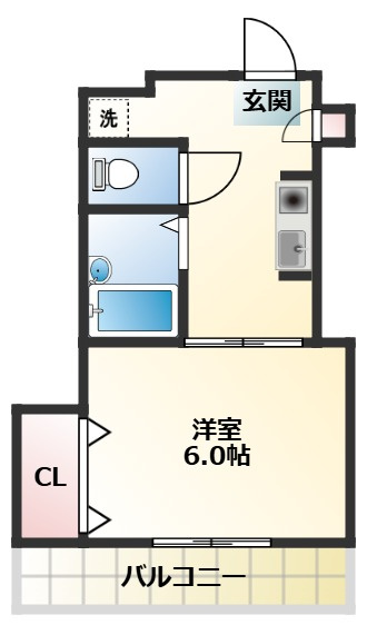 コートハウスJの間取り