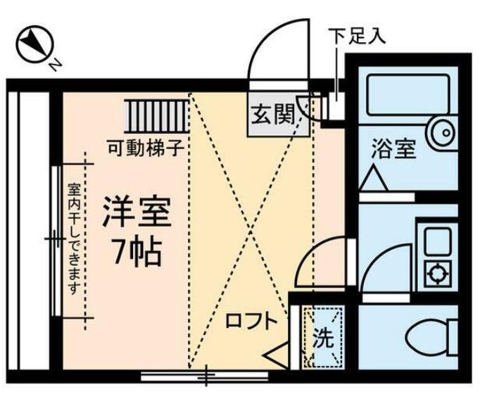 シャンテ鷲神社前の間取り