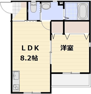 【間取り】 | ラ・フルールＫＡＴＵＭＩ | 間取りです。