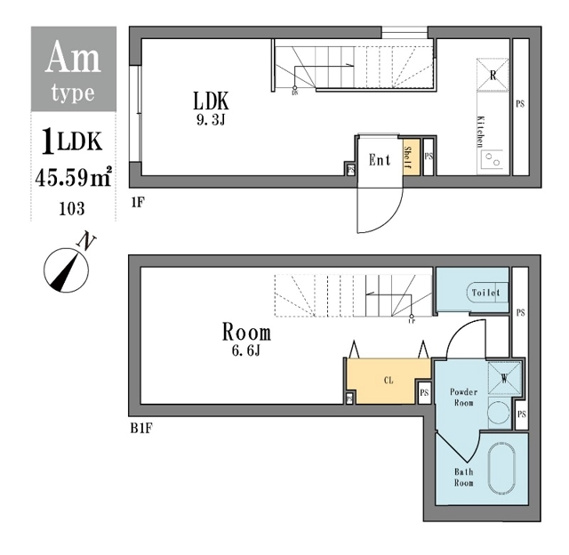 【間取り】 | LEGALAND不動前ANNEX