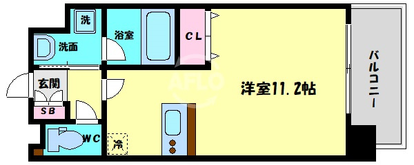 アーバンフラッツ上町の間取り|アーバンフラッツ上町　間取り