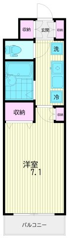 アーツ芝浦の間取り