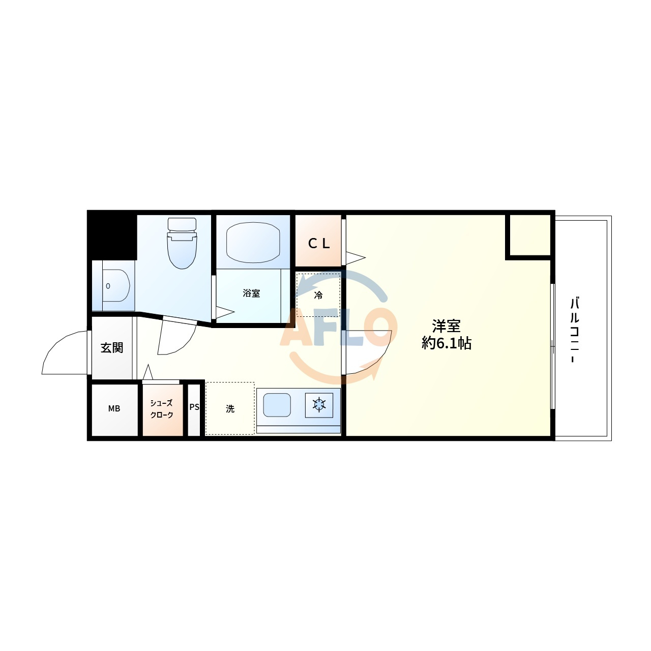 ブランドール新町の間取り|ブランドール新町　間取り