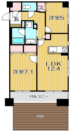 【間取り】 | ヒルレジデンス大崎