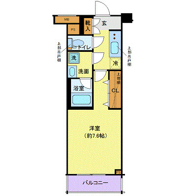 クレヴィスタ三軒茶屋の間取り