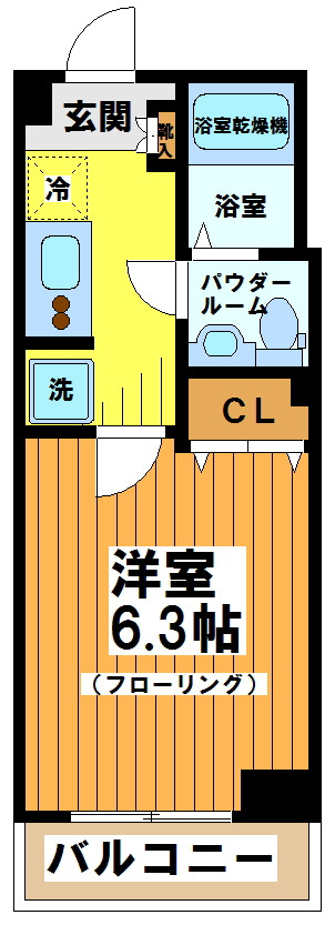 代々木パークハイムの間取り