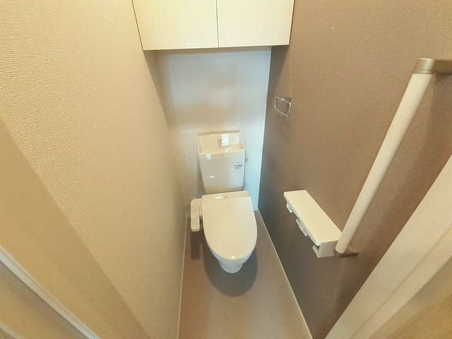 デュオブライト　Ⅱのトイレ|落ち着いた色調のトイレです