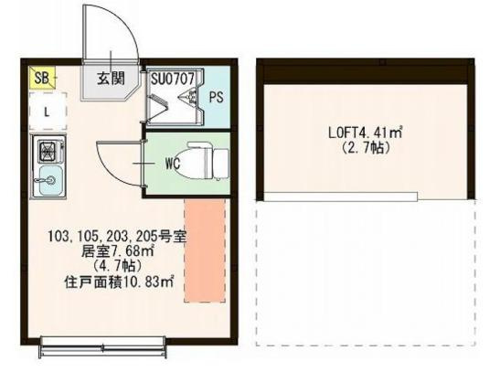 【間取り】 | ハーモニーテラス練馬Ⅱ